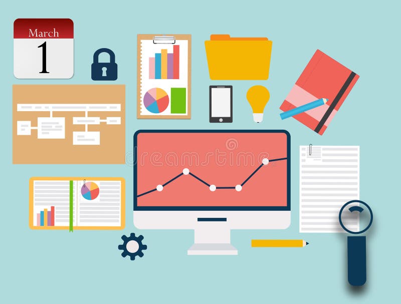 Icons set of website SEO optimization vector illustration Icons set of website SEO optimization vector illustration