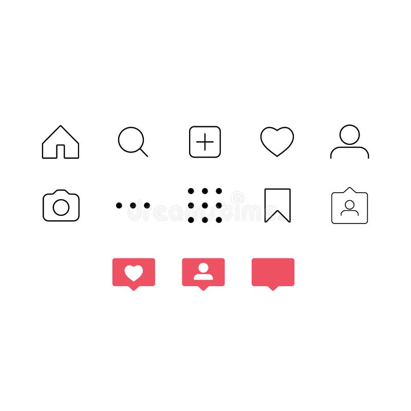Flat Design Social Network Rating Icons: Thumbs Up Icon, Heart Symbol ...