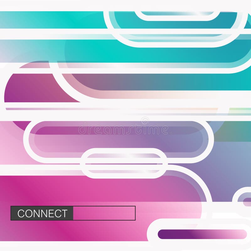 Flat dynamic shapes in minimalistic style. Abstract trendy liquid background. Abstract background modern hipster stock illustration