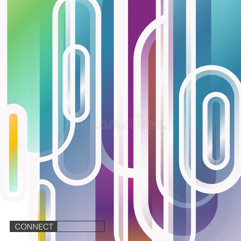 Flat dynamic shapes in minimalistic style. Abstract trendy liquid background. Abstract background modern hipster royalty free illustration