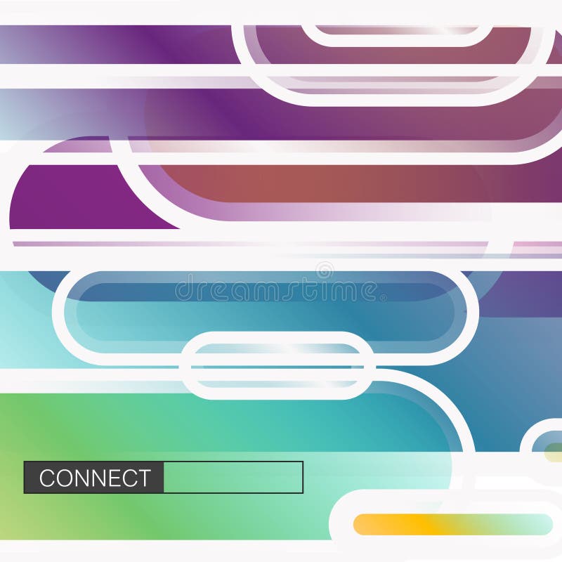 Flat dynamic shapes in minimalistic style. Abstract trendy liquid background. Abstract background modern hipster vector illustration