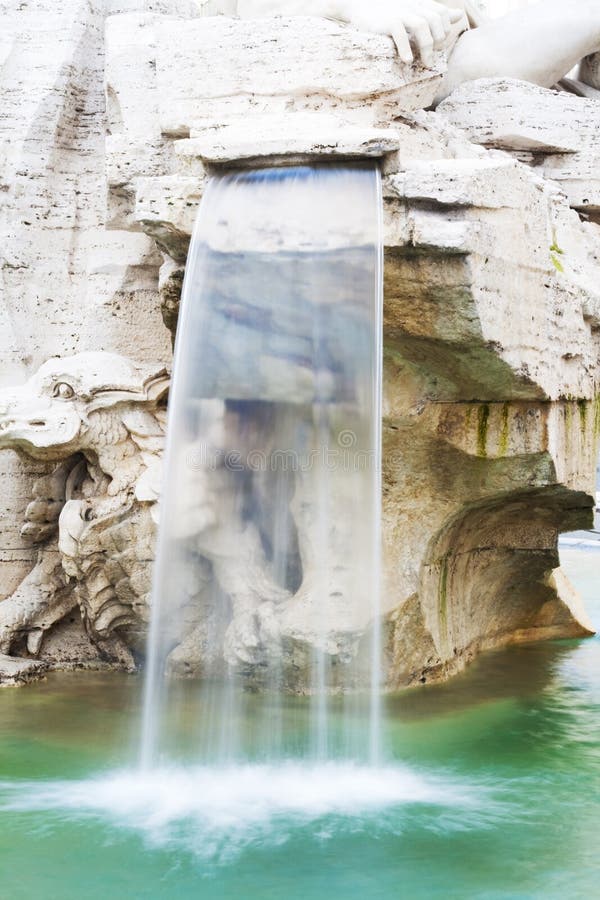 Flat Fountain Water Flow Stock Image Image 11369821