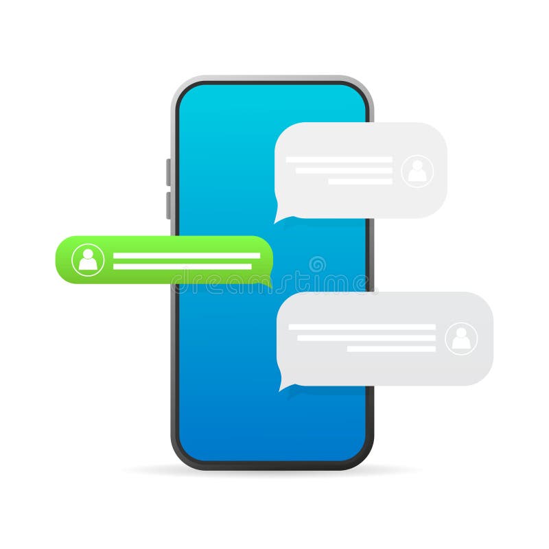 Green Bubble Messenger Icon Stock Illustrations 717 Green Bubble Messenger Icon Stock