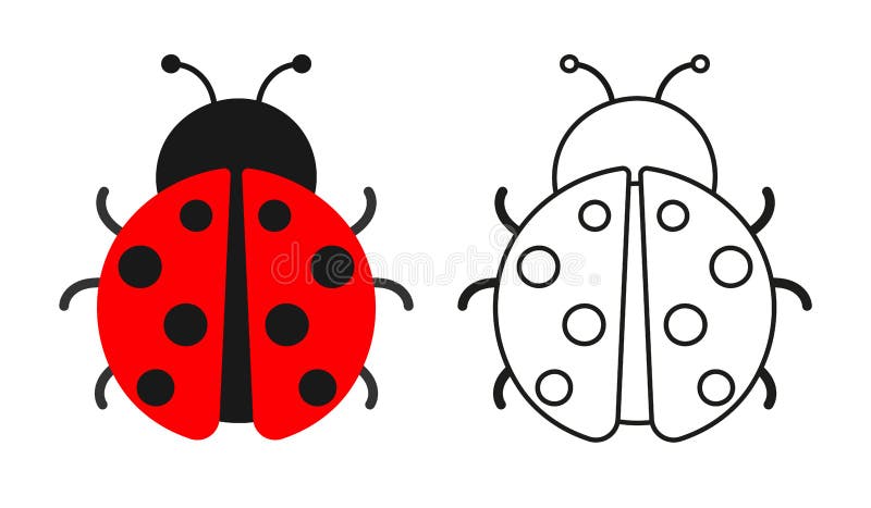 Cute Ladybug Insect Animal Animated PNG Illustration Stock Photo -  Illustration of animal, coloring: 258102836