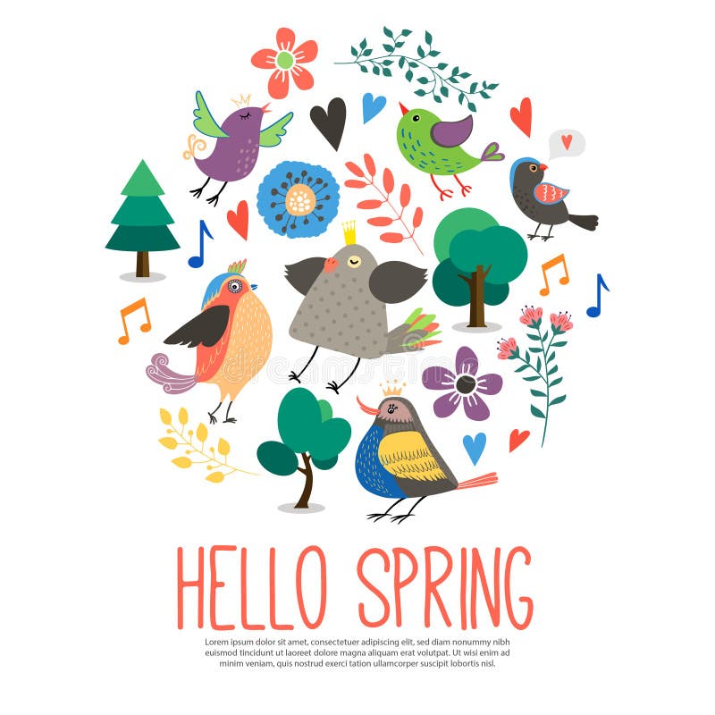 Birds Singing Tree Music Stock Illustrations 102 Birds Singing Tree Music Stock Illustrations Vectors Clipart Dreamstime