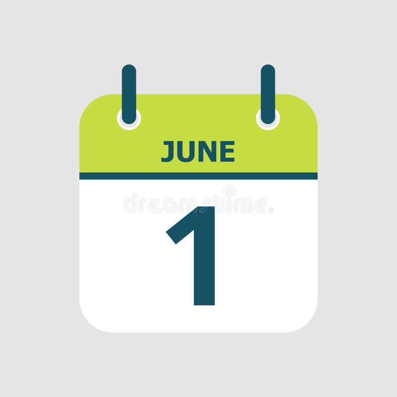 Calendar 9th of June stock vector. Illustration of info - 135110094