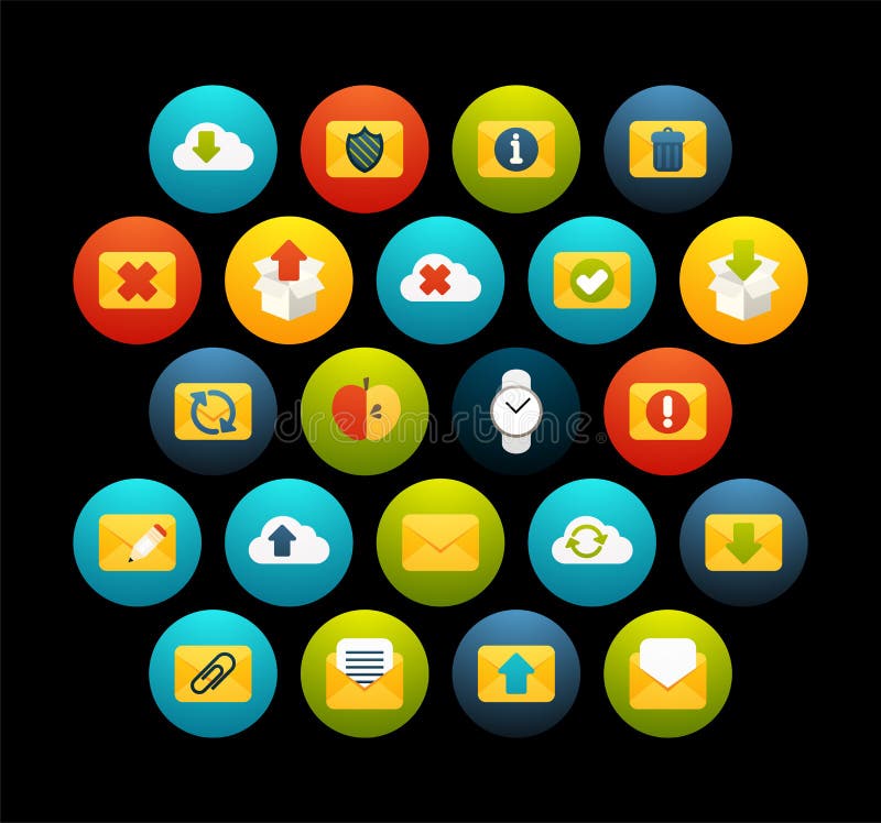 Flat icons set 7