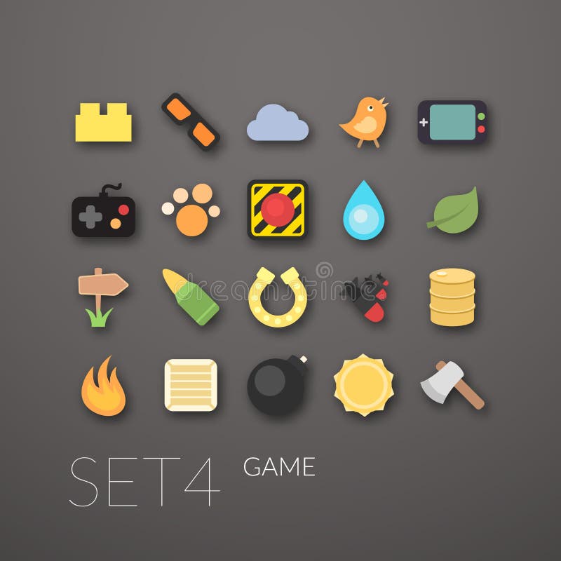 Flat icons set 4