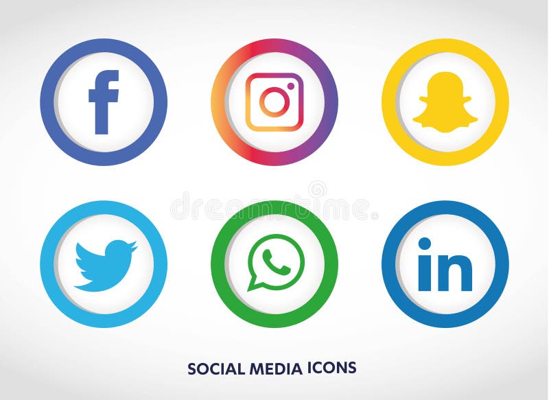 Flat icons technology, social media, network, computer concept. Abstract background with objects group of elements. star smiley f vector illustration Flat icons technology, social media, network, computer concept. Abstract background with objects group of elements. star smiley f vector illustration