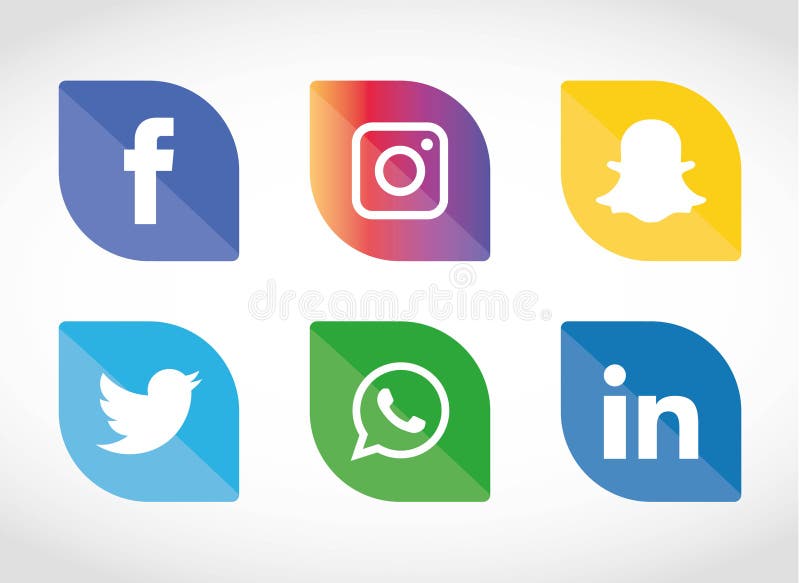 Flat icons technology, social media, network, computer concept. Abstract background with objects group of elements. star smiley f royalty free illustration Flat icons technology, social media, network, computer concept. Abstract background with objects group of elements. star smiley f royalty free illustration