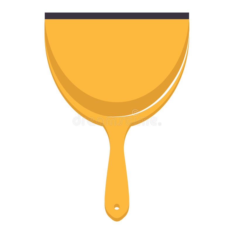 Flat illustration of Dustpan. Dustpan icon. vector illustration