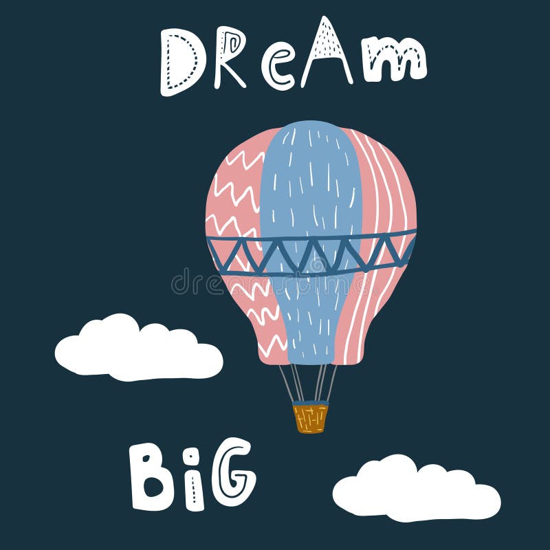 Flat illustration of yellow striped hot air-balloon royalty free illustration Flat illustration of yellow striped hot air-balloon royalty free illustration