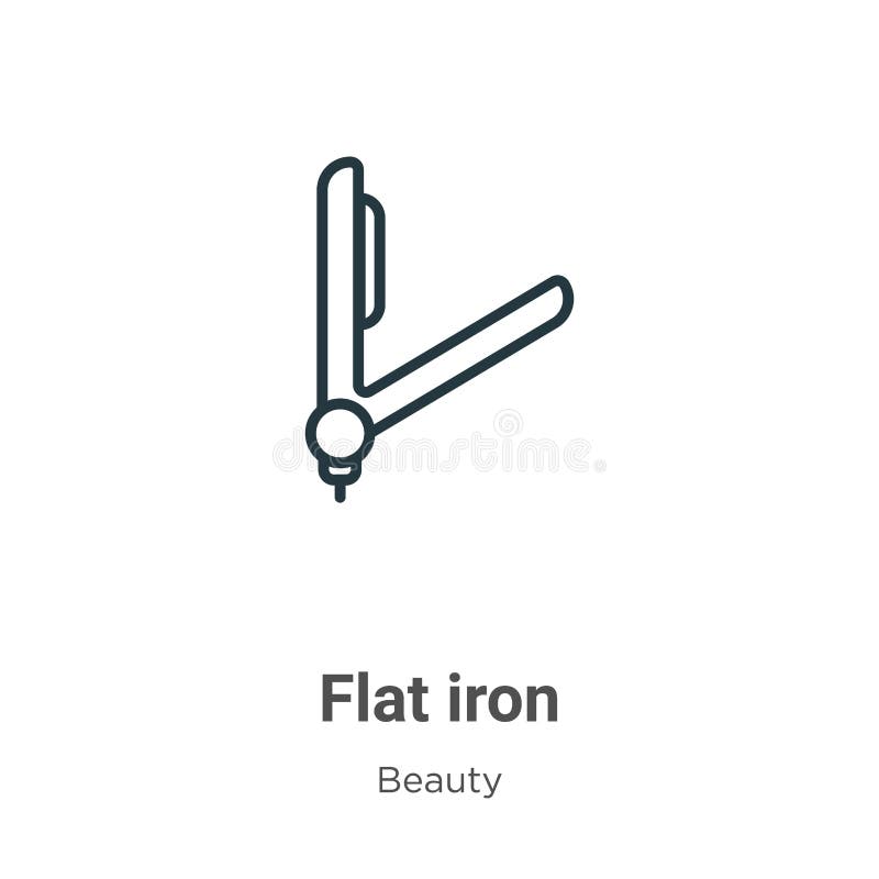 Flat Iron Icon in Filled, Thin Line, Outline and Stroke Style. Vector