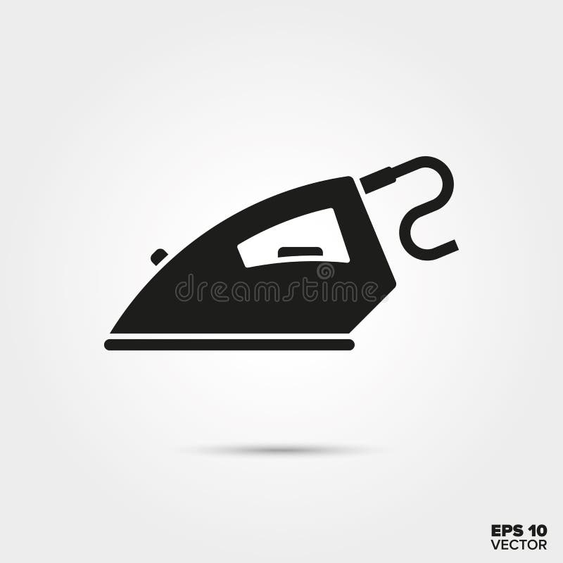 Flat Iron vector icon stock vector. Illustration of vector 89895938