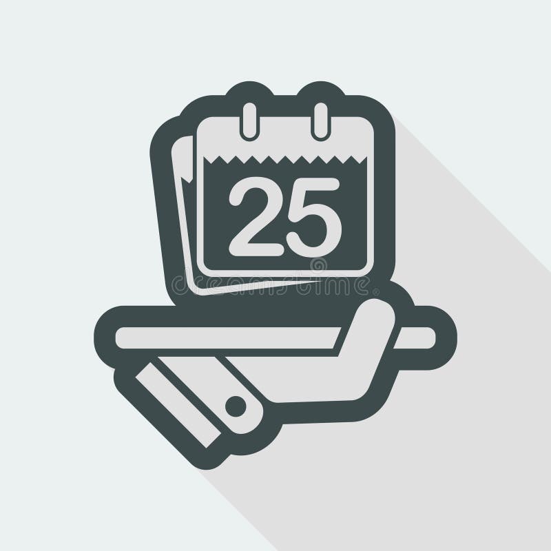 Date planner icon stock illustration