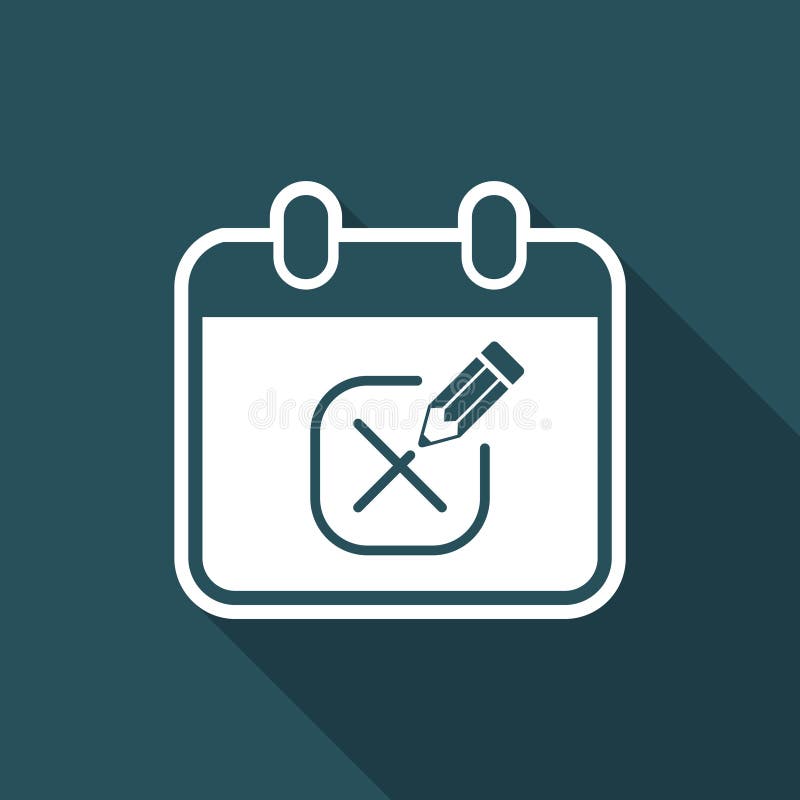 Save the date - Minimal vector icon royalty free illustration