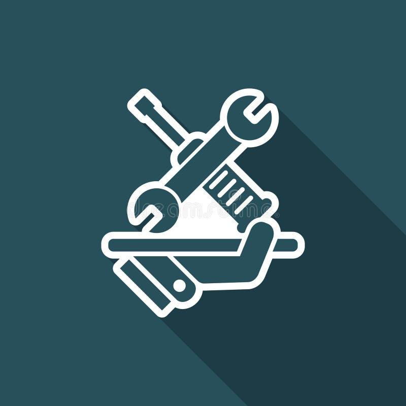 Technical assistance service vector illustration