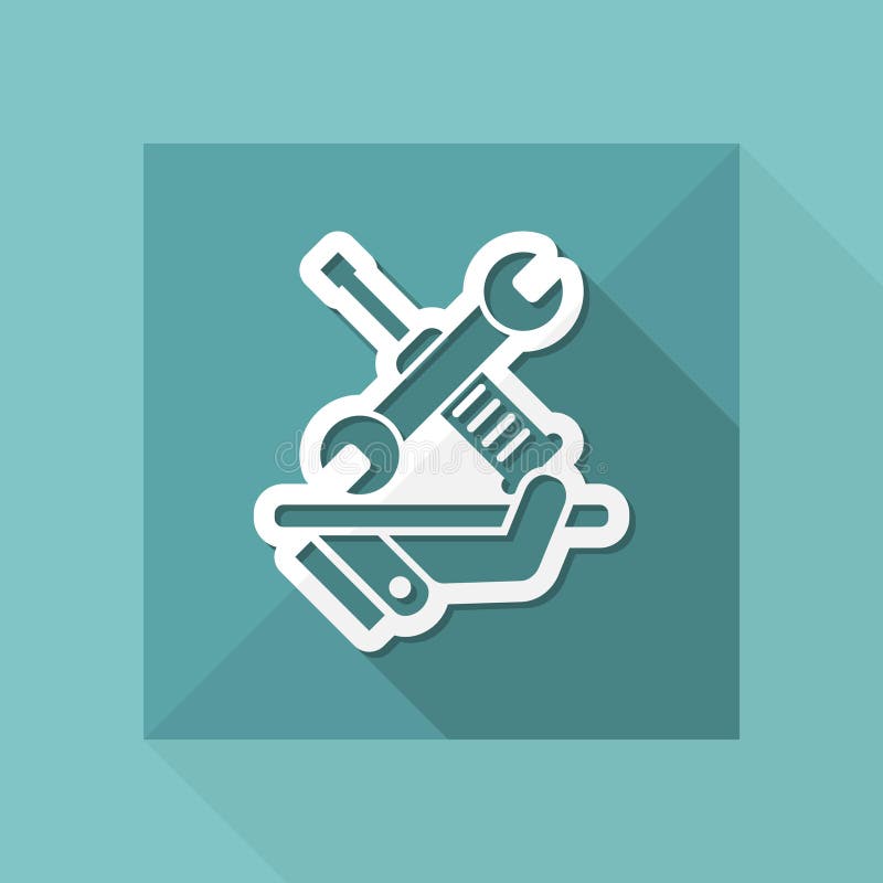 Technical assistance service royalty free illustration