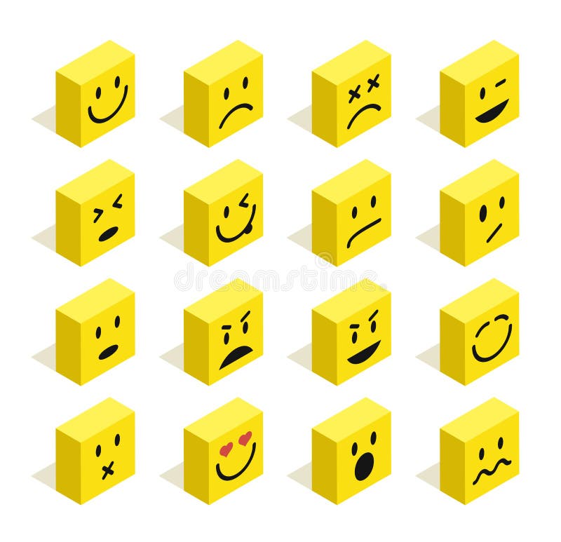 Cube Emoji Stock Illustrations 444 Cube Emoji Stock Illustrations