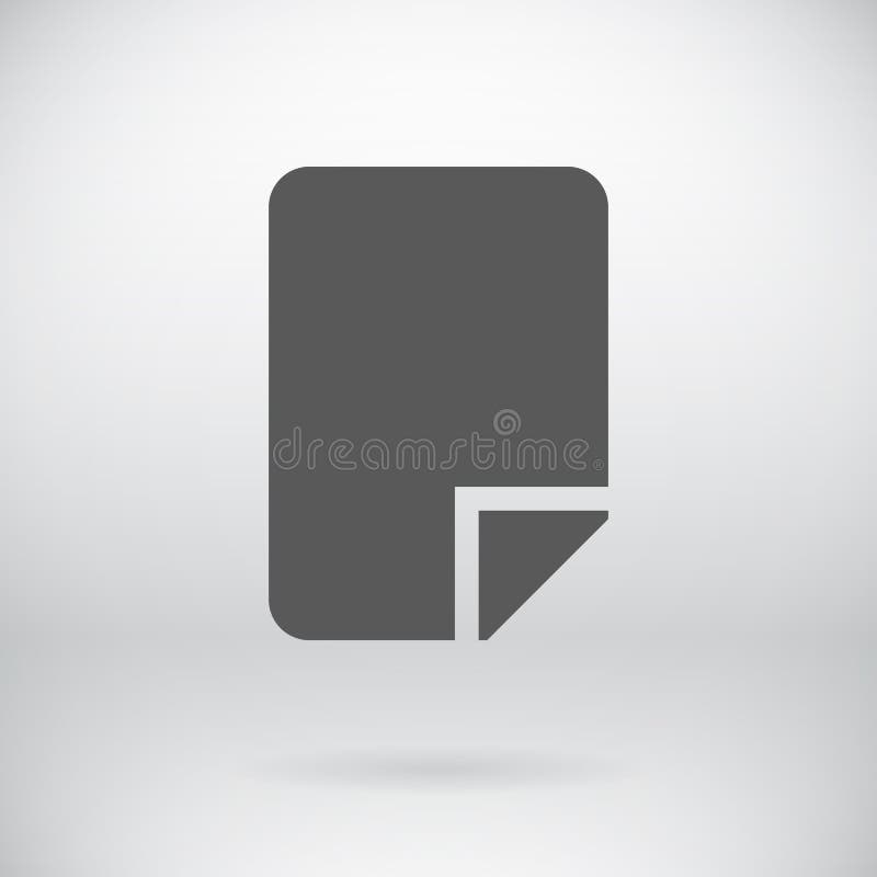 Flat New Document Vector Open File Symbol royalty free illustration