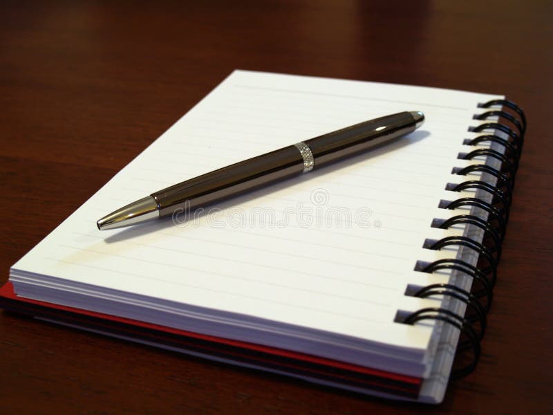 Flat notebook with pen1