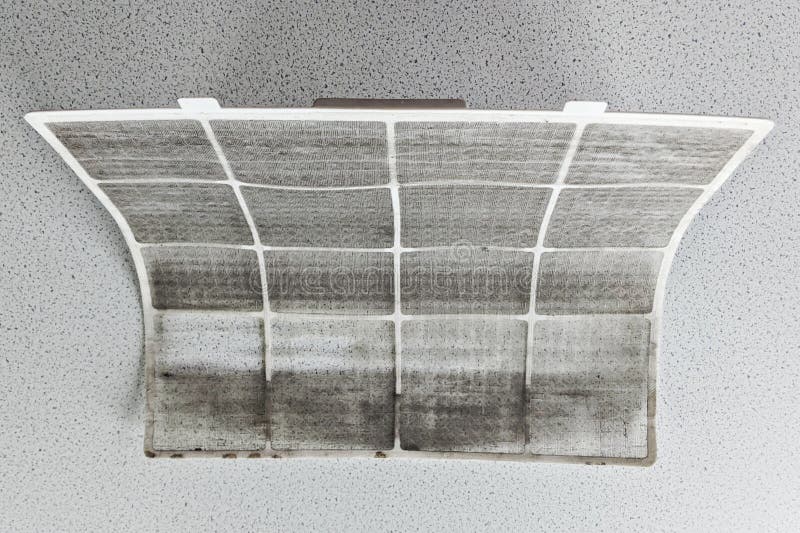 Flat Panel Fiberglass Filters of Central Air Condition System. Stock