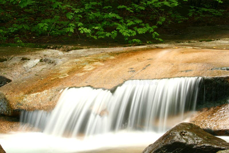 Flat Rock Waterfall stock image. Image of watery, swirling 5584673