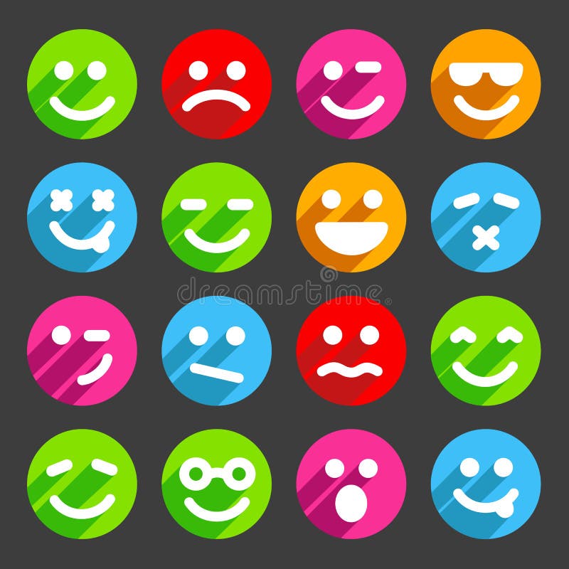 Smiley Face Stamps stock vector. Illustration of grungy - 29931173
