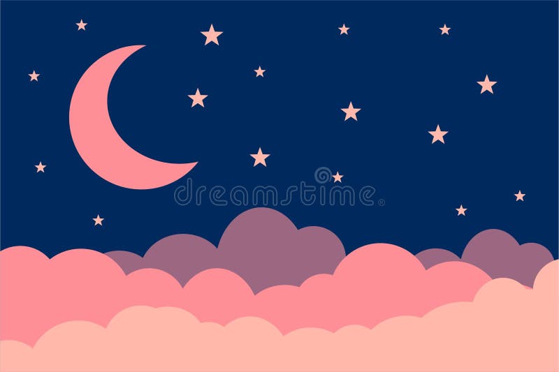 Nền trăng hồng xen lẫn cùng với những tia sáng mát mẻ khiến cho hình ảnh này trở nên sống động và hấp dẫn. Hãy xem và cảm nhận sức hút của trăng và màu hồng trong hình ảnh này.