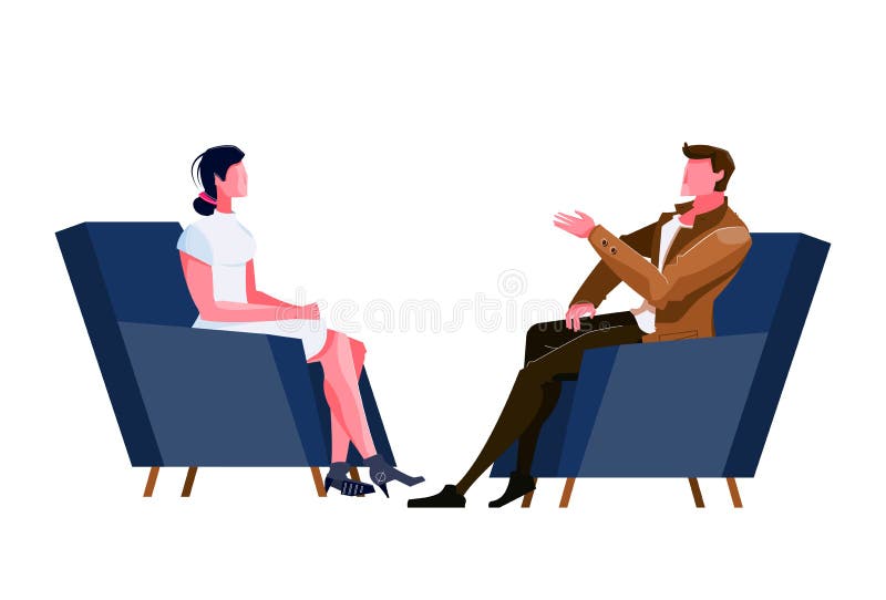 Flat Talk Show Icon vector illustration