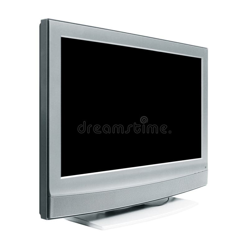 Flat TV royalty free stock image