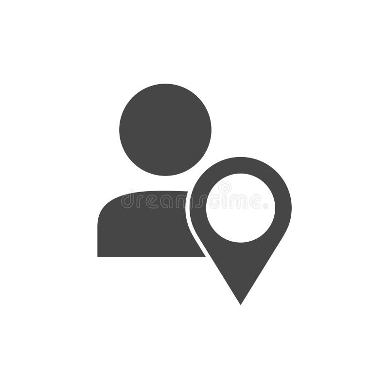 User location icon. Locate user