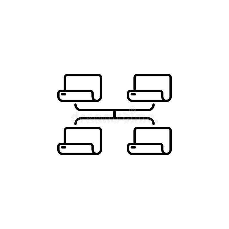 flat Vector icon - illustration of document folder connection icon isolated on white royalty free illustration flat Vector icon - illustration of document folder connection icon isolated on white royalty free illustration