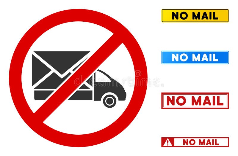 No Mail Sign Stock Illustrations 1,299 No Mail Sign Stock