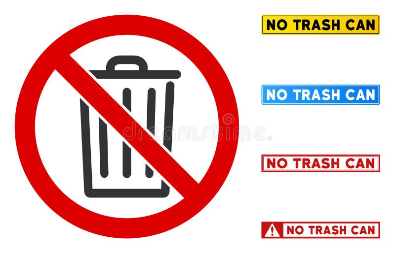 No Symbol Trash Can Stock Illustrations 1,149 No Symbol Trash Can