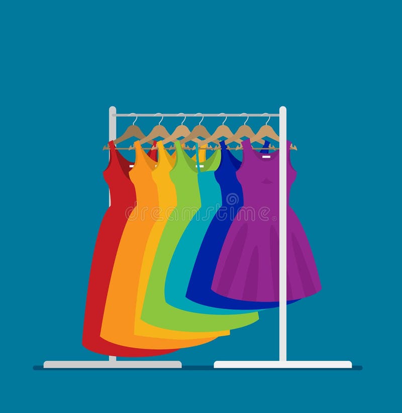 Clothes Racks Stock Illustrations 267 Clothes Racks Stock