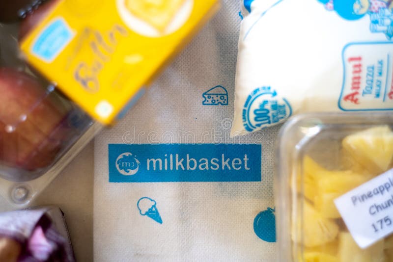 Trustware® Milk Basket Bag for Main Door Hanging/Outdoor Gate/Milk Packet  Holder (Waterproof Bag with Attached Belt & Hook Loop Tape for Hanging)  Color: Blue Size: Large [23 X 13 X 23] cm. : Amazon.in: Home & Kitchen