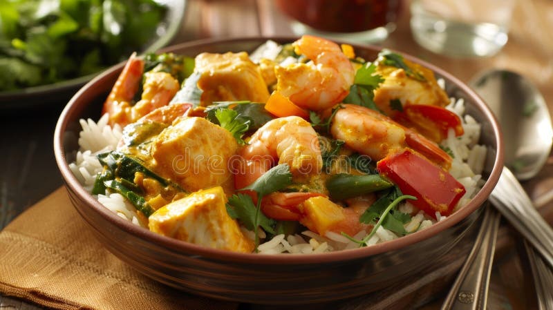 A Flavorful Seafood Curry Made with Tender Chunks of Sustainable Fish