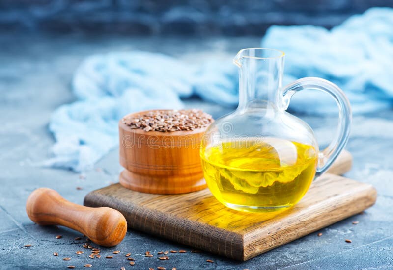 Flax seed and oil stock image. Image of fiber, liquid 93549149