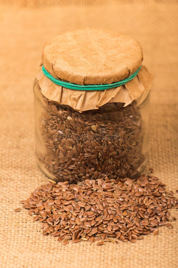 Flax seeds stock photo. Image of dietary, fiber, flaxseed 54803032
