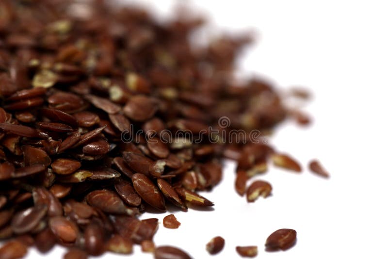 Flaxseed Linseed crushed stock image. Image of healthy 186725099
