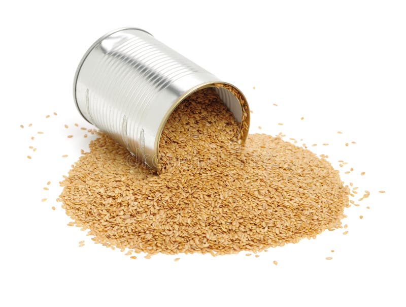 Flaxseed na bia?ym tle zamkni?tym w g?r? zdjęcie stock Flaxseed na bia?ym tle zamkni?tym w g?r? zdjęcie stock