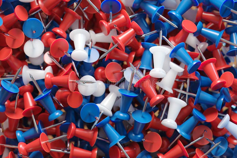 Flera olika färger på plaststift vektor illustrationer