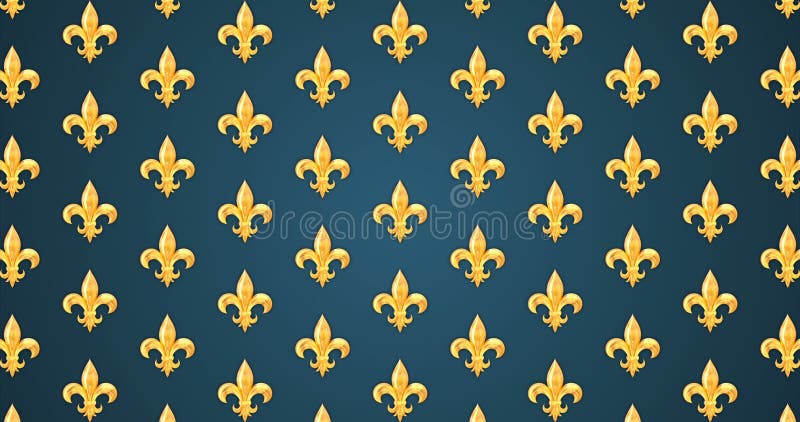 Fleur-de-lis animated pattern