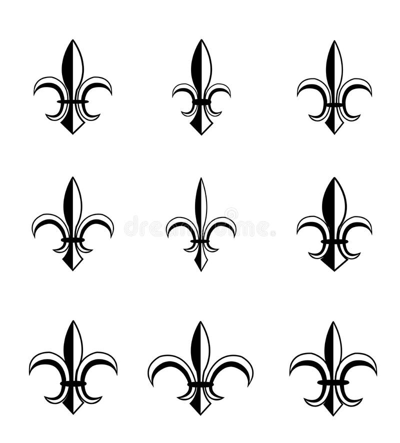 Fleur de Lis stock vector. Illustration of identification 21243552