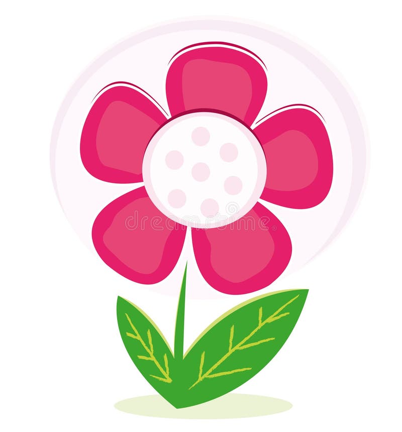 Fleur rose illustration libre de droits Fleur rose illustration libre de droits