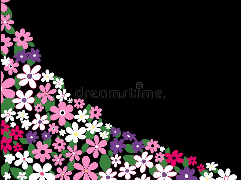 Fleurs d'été illustration stock