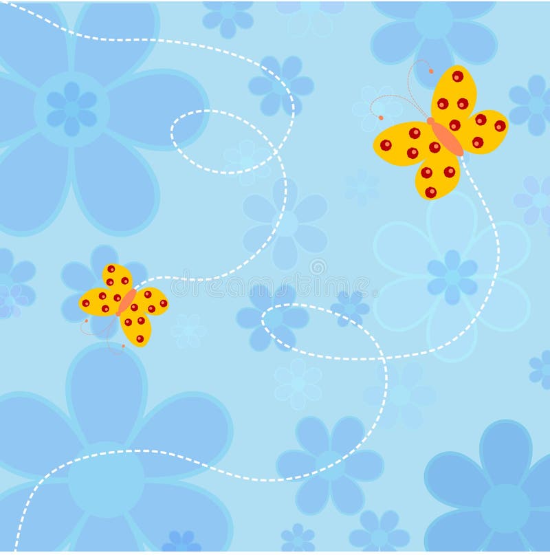 Fleurs et guindineaux illustration libre de droits