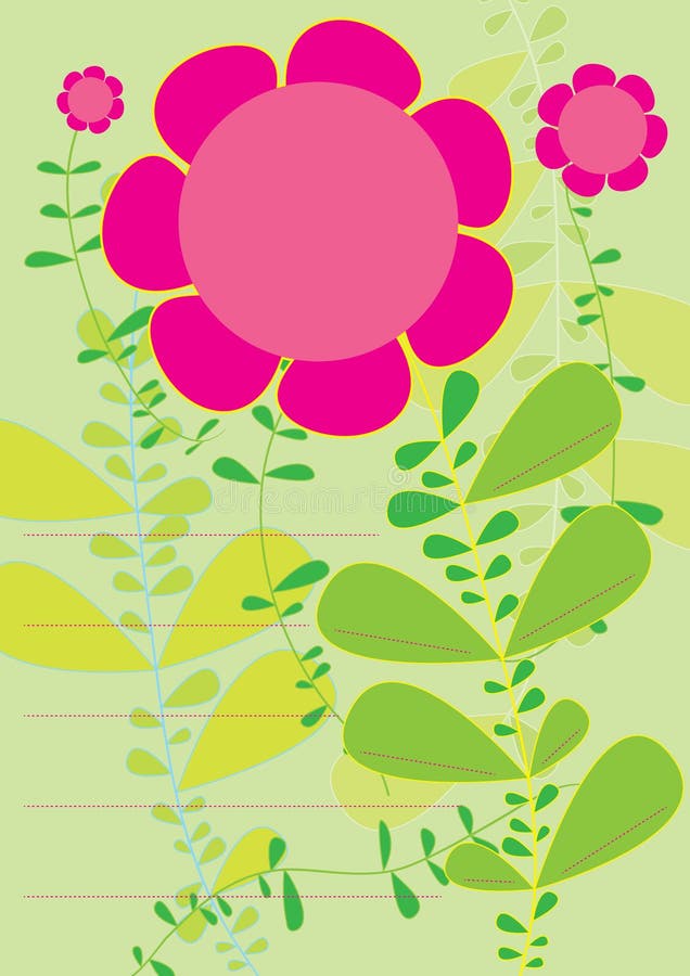 Fleurs Profile_eps illustration libre de droits Fleurs Profile_eps illustration libre de droits
