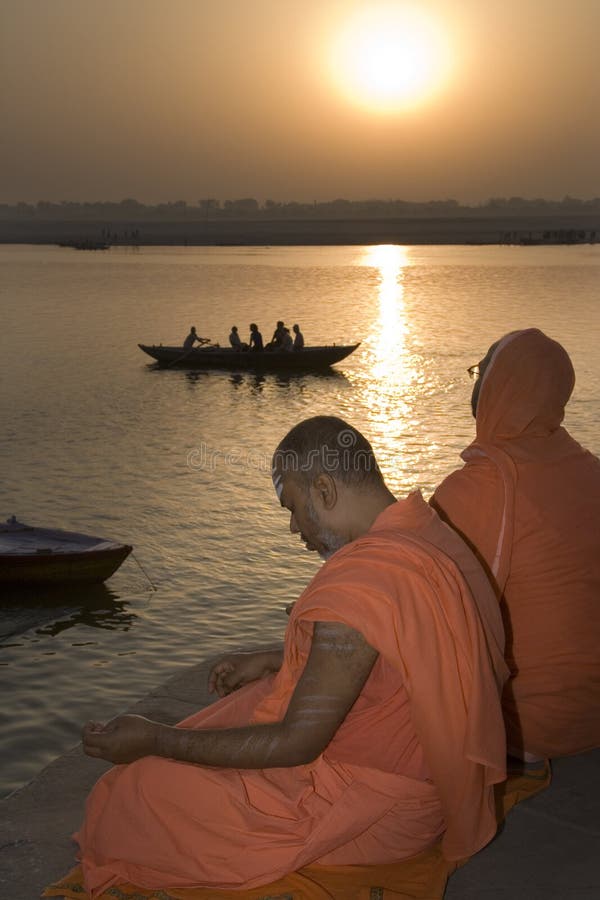 Fleuve Ganges - Inde photo stock Fleuve Ganges - Inde photo stock